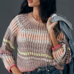 Anthropologie Emma Multicolor Sweater